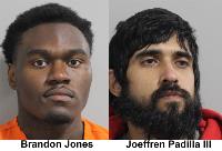 Jones and Padilla booking photos